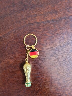 Brand New 2026 Fifa World Cup Trophy Keychain GERMANY Flag